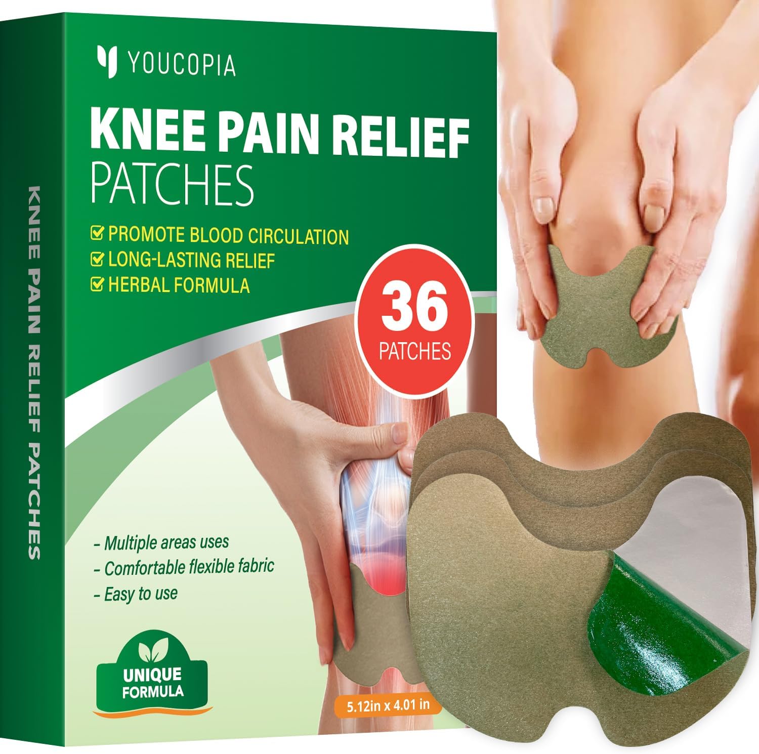 Knee Relief Heat Patches