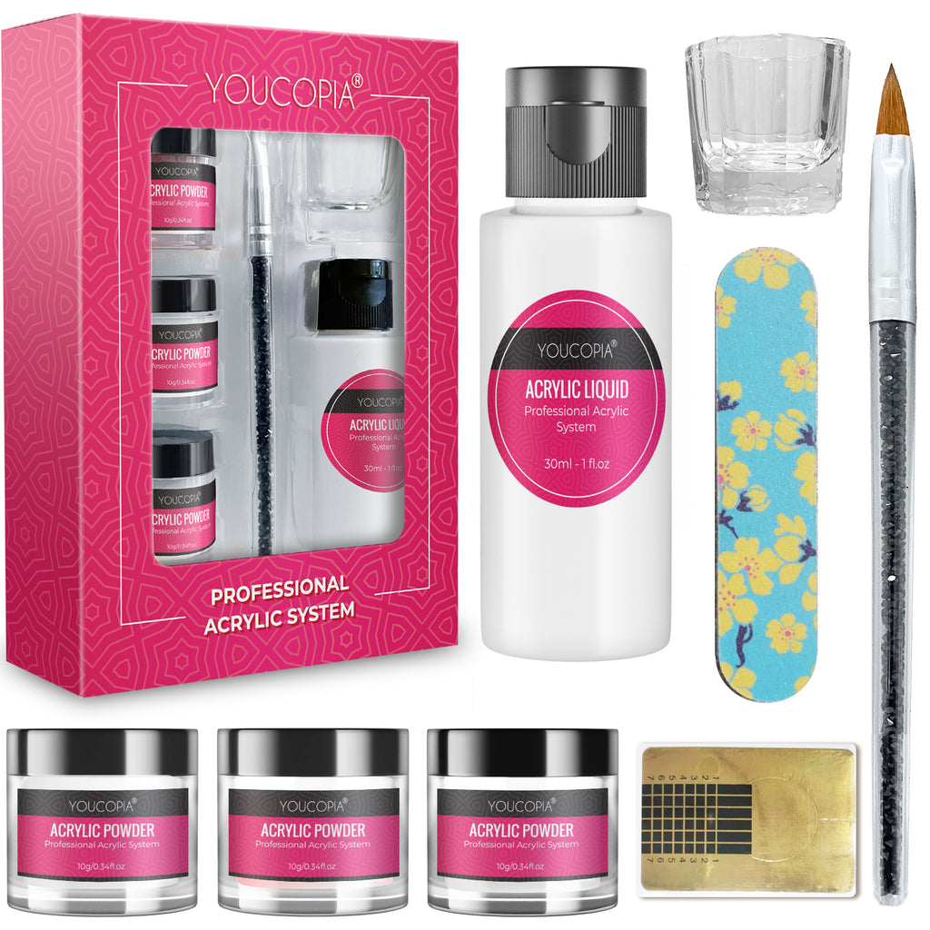 Acrylic Nail Powder with 3 Color