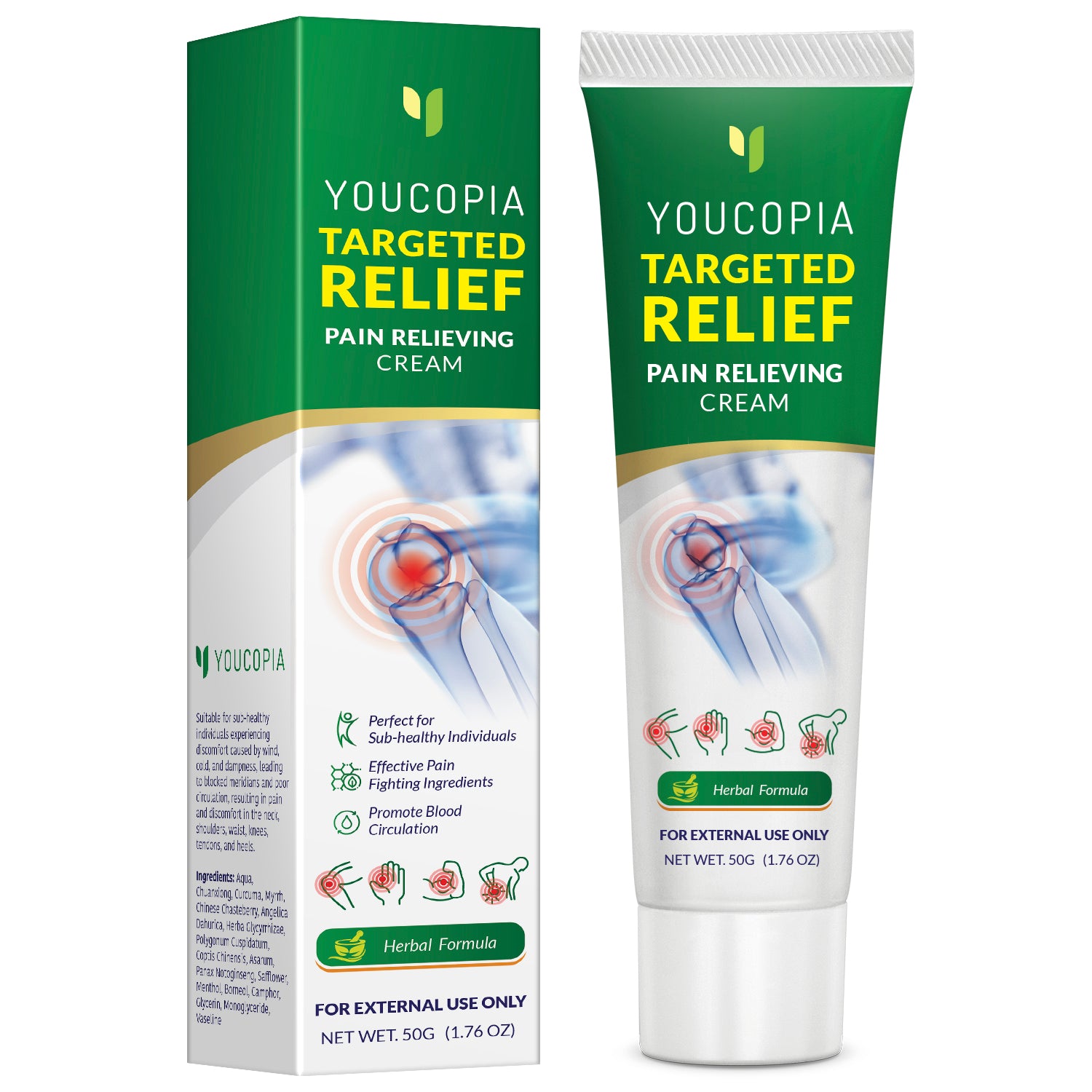 Targeted Joint & Muscle Fast Pain Relief Cream