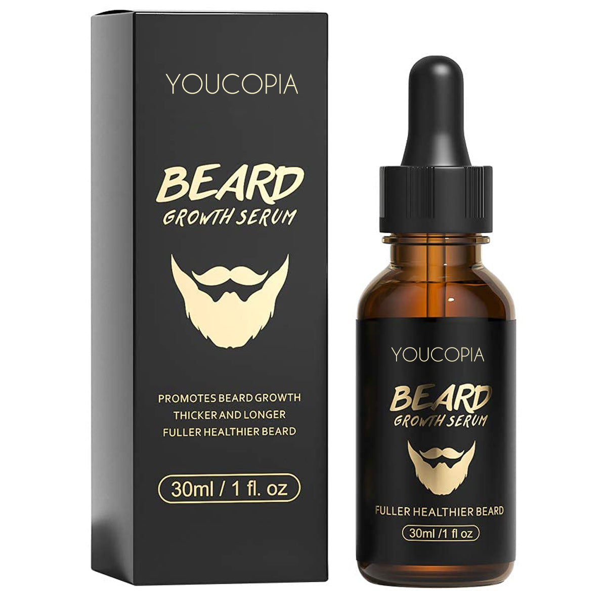 Beard Growth Oil With Biotin Caffeine
