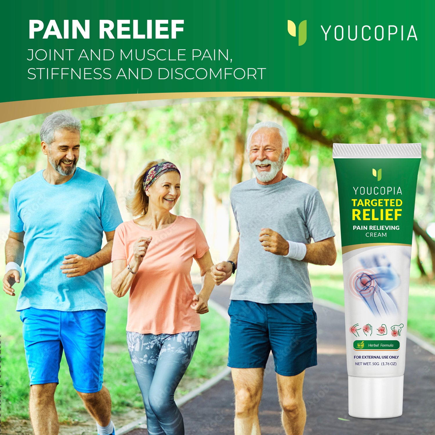 Targeted Joint & Muscle Fast Pain Relief Cream