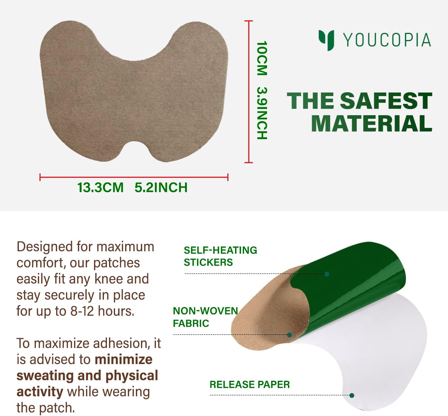 Knee Relief Heat Patches