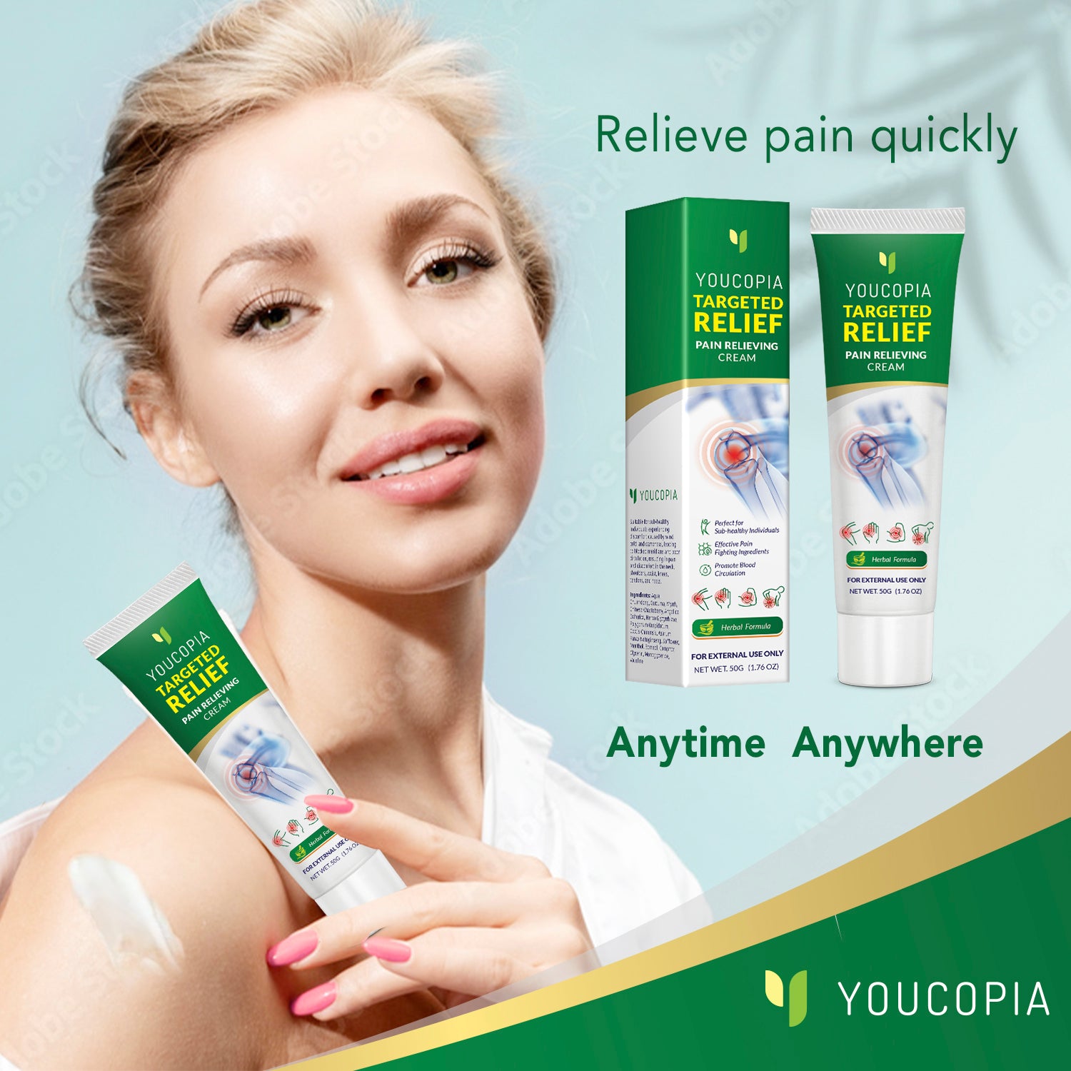 Targeted Joint & Muscle Fast Pain Relief Cream